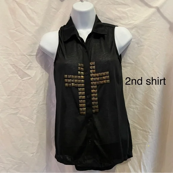 Bundle Rue 21 black button downs - Picture 10 of 16